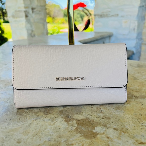 Michael Kors Jaycee Signature backpack&wallet buff NWT - Picture 6 of 15